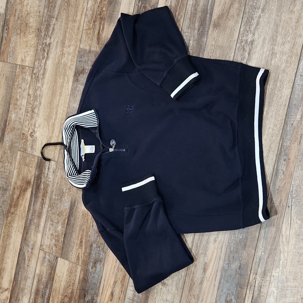 Vintage Royal Caribbean Quarter Zip size small blue white